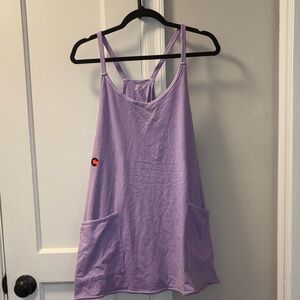 Free People Lilac Hot Shot Mini Dress
